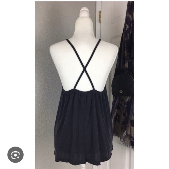 Free People twisted strap peplum tank top - Picture 2 of 7